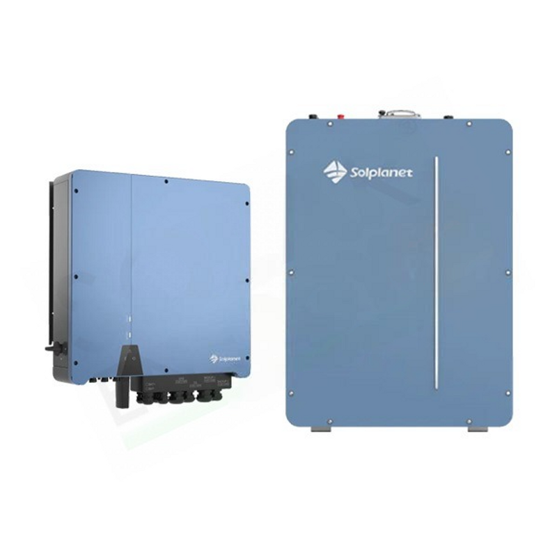 SOLPLANET-SPEICHERKIT – 8-KW-WECHSELRICHTER UND 5,12-KWH-BATTERIE