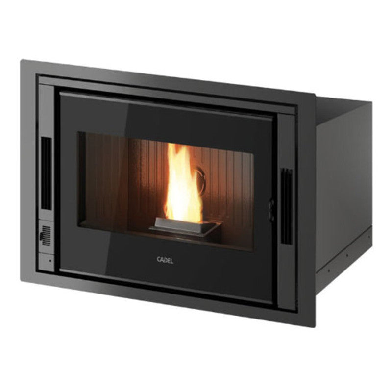 Inserto CADEL Zefiro 9 kW Pellet-Kamineinsatz mit Abluft und WLAN