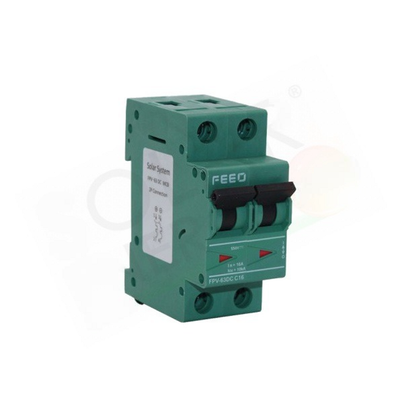 Interruttore MAGNETOTHERMISCHER AUTOMATIKSCHALTER DC 800 VDC 16 A 2P