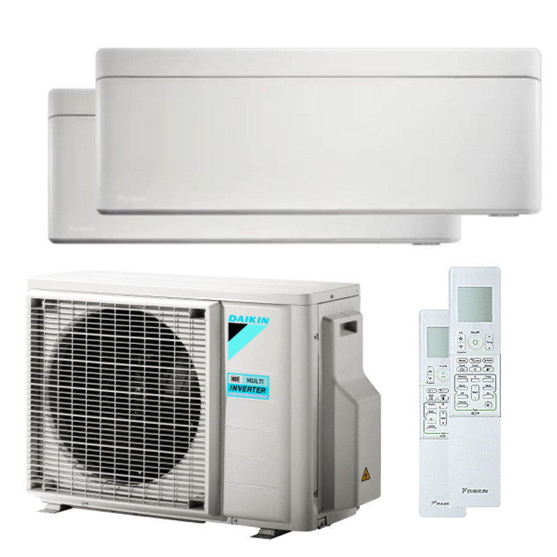 Daikin Stylish Dual-Split-Klimaanlage 7000+7000 BTU Inverter A+++ WLAN-Einheit
