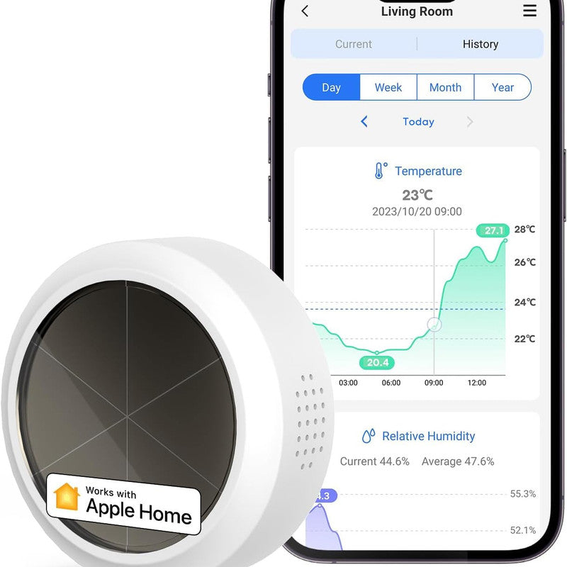 Sma Meross Smart RF Temperatur- und Luftfeuchtigkeitssensor – Apple HomeKit