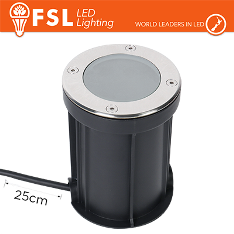 Faretto Externer überfahrbarer Strahler GU10 IP67 +25 cm Kabel
