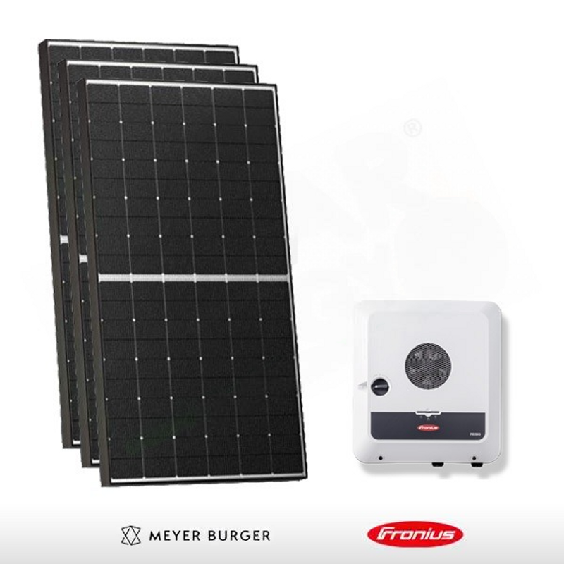 Meyer Burger PHOTOVOLTAIK-KIT 4 kW EUROPÄISCHER MEYER BURGER – FRONIUS FÜR DIE LAGERUNG VORBEREITET