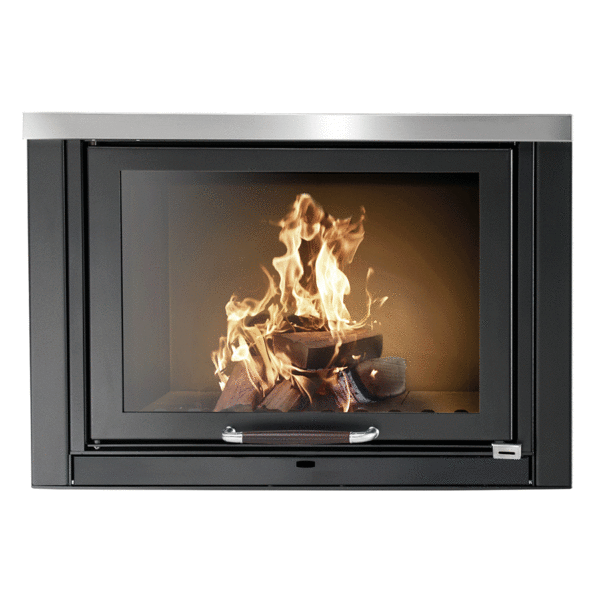 Termocamino Klover TKR 27 21 kW Idro Holz-Thermokamin + Warmwasser-Set