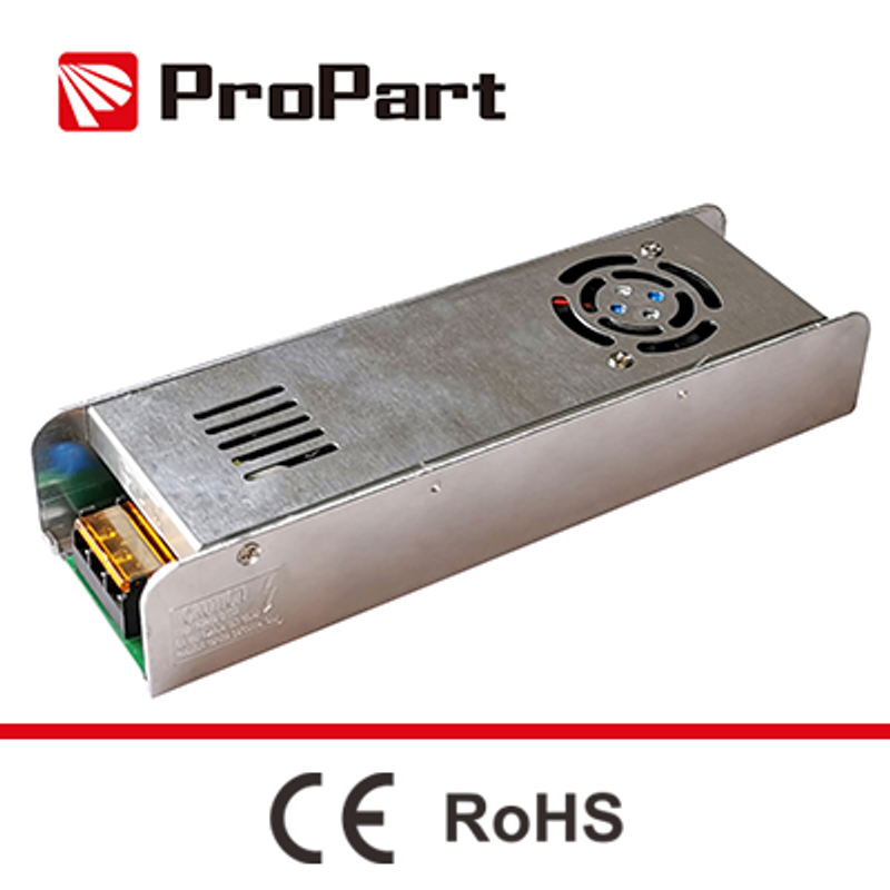 Netzteil Schlankes, geschlossenes IP20-Netzteil, 24 V, 360 W, 15 A, 223 x 65 x 40 mm