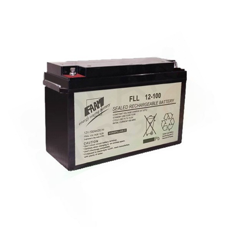FAAM FLL12-100 – HERMETISCHE SOLARBATTERIE AGM 100AH 12V