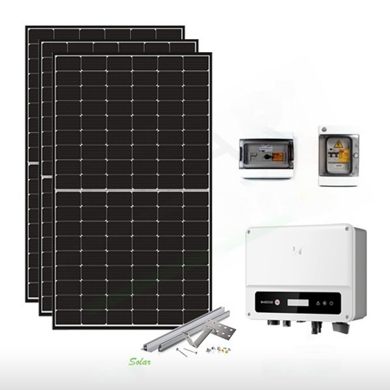 Jinko Solar PHOTOVOLTAIK-KIT 3,4 KW JINKO SOLAR – GOODWE (KOMPLETT)