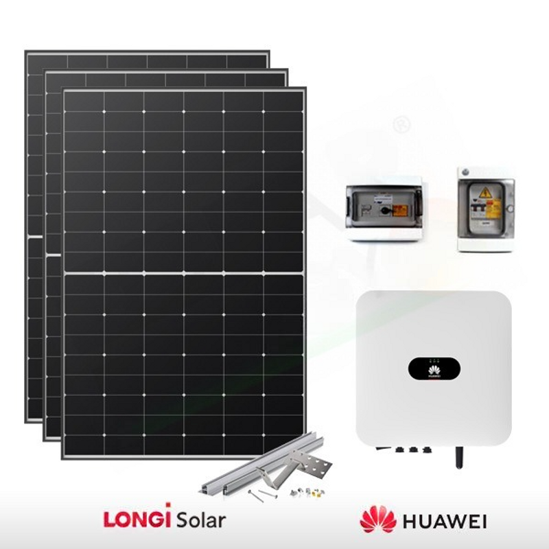 Longi Solar PHOTOVOLTAIK-KIT 6,6 KW LONGI SOLAR – HUAWEI FÜR DIE SPEICHERUNG VORBEREITET (KOMPLETT)