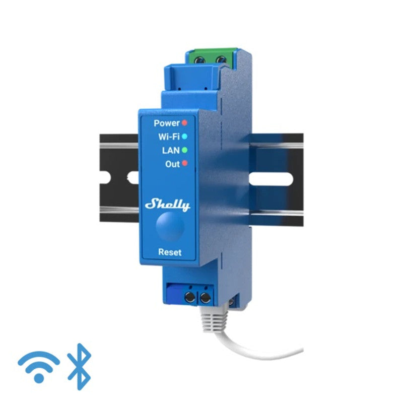 Sma Shelly Pro 1 – IP-Smart-Relais DIN 1 Kanal. LAN/WLAN/BT