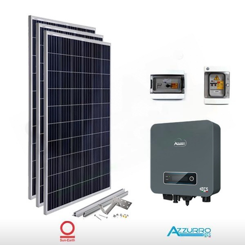 Sun Earth PHOTOVOLTAIK-KIT 1,6 KW SONNE-ERDE – ZCS (KOMPLETT)
