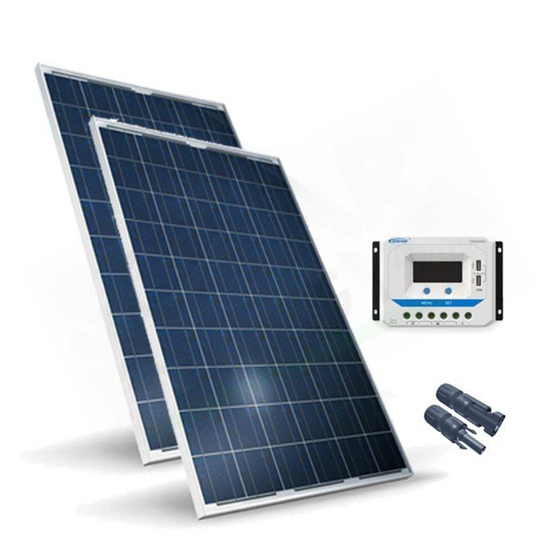Solar-Kit BASIS-SOLAR-KIT 560 W 24 V – 560 W PHOTOVOLTAIKMODULE UND 30 A-PWM-REGLER