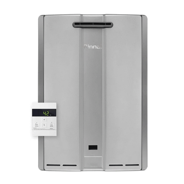 Warmwasserbereiter Rinnai Infinity Sensei Gas-Brennwert-Warmwasserbereiter für den Außenbereich, 26 l/min, LPG