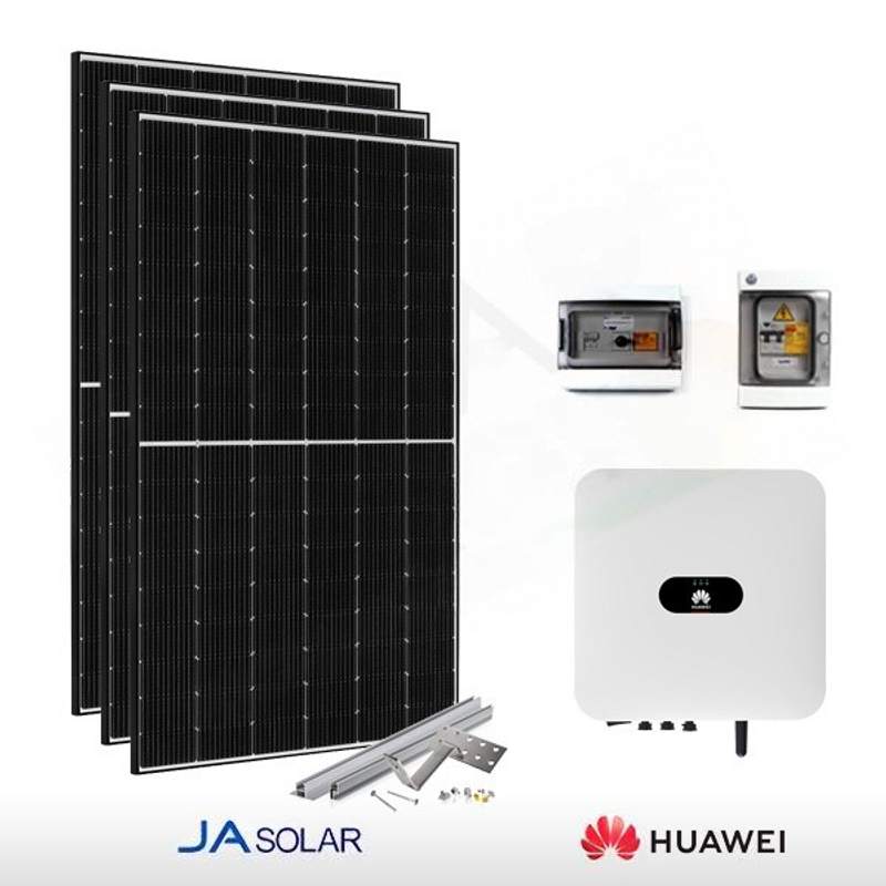 JA Solar PHOTOVOLTAIK-KIT 2,1 KW JA SOLAR – HUAWEI FÜR DIE SPEICHERUNG VORBEREITET (KOMPLETT)