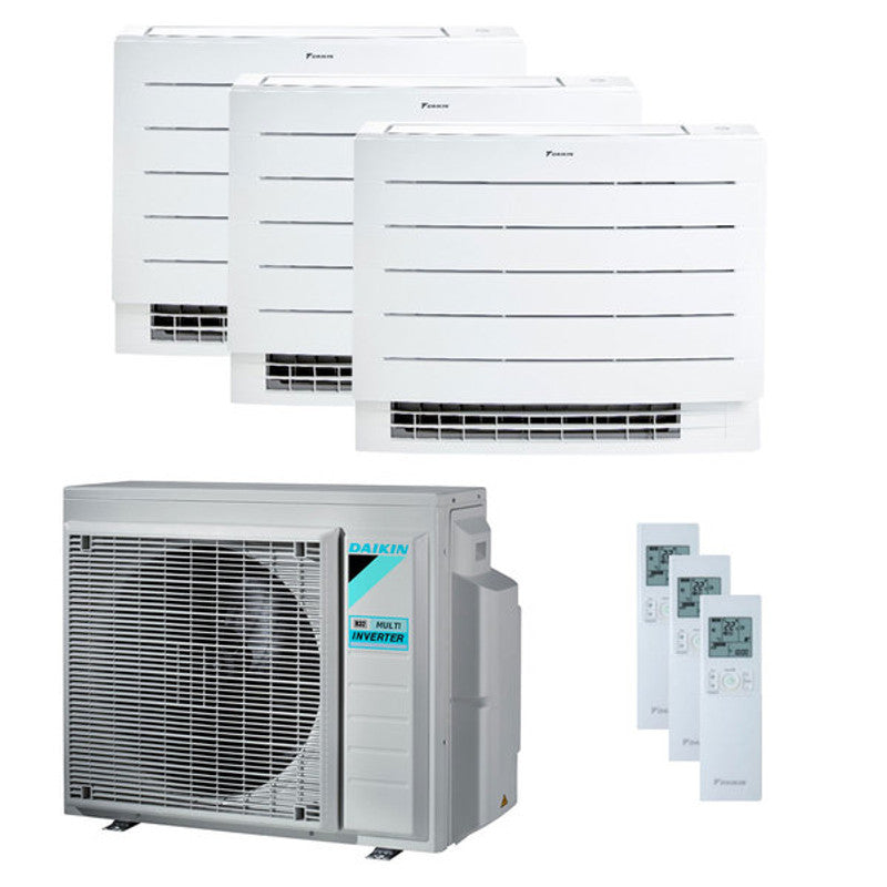 Daikin Perfera Floor Trial Split-Klimaanlage 9000+9000+12000 BTU Inverter A++