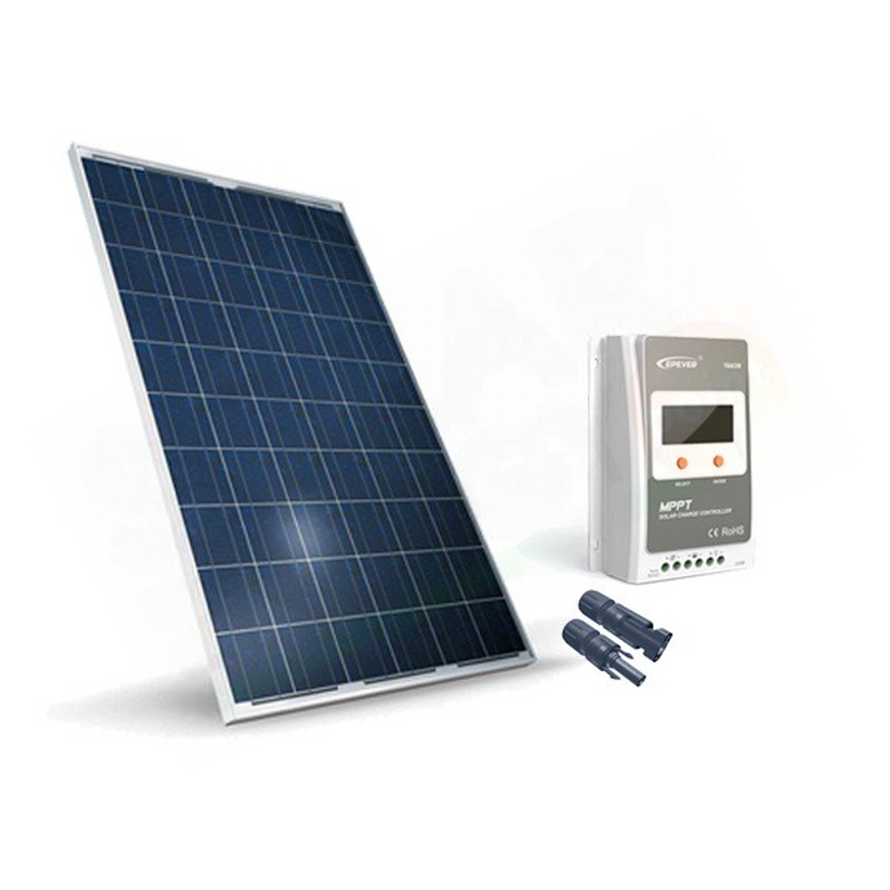 Solar-Kit GRUNDLEGENDES SOLAR-KIT 280 W 12 V – 280 W PHOTOVOLTAIKMODUL UND 20 A MPPT-REGLER