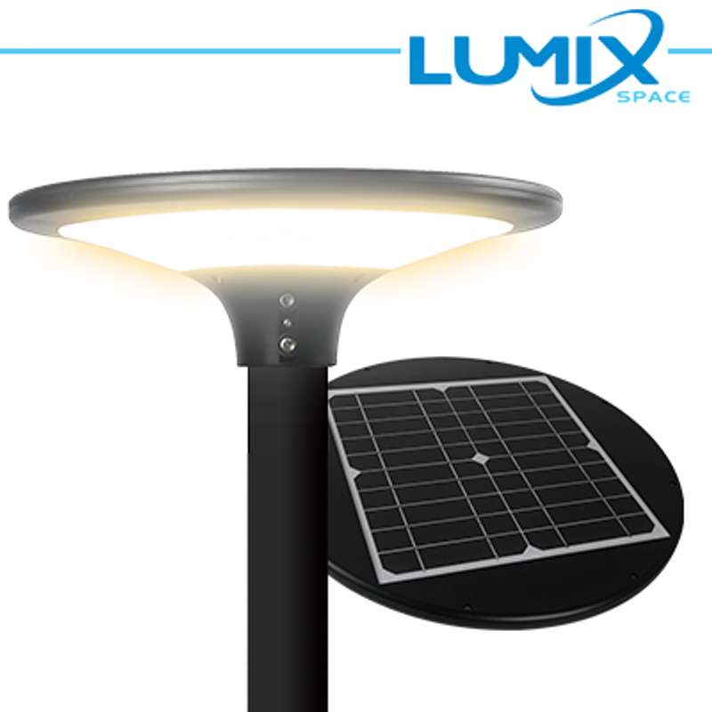 Testa LED-Solarmastkopf + Photovoltaik-Panel und 2CCT-Sensor