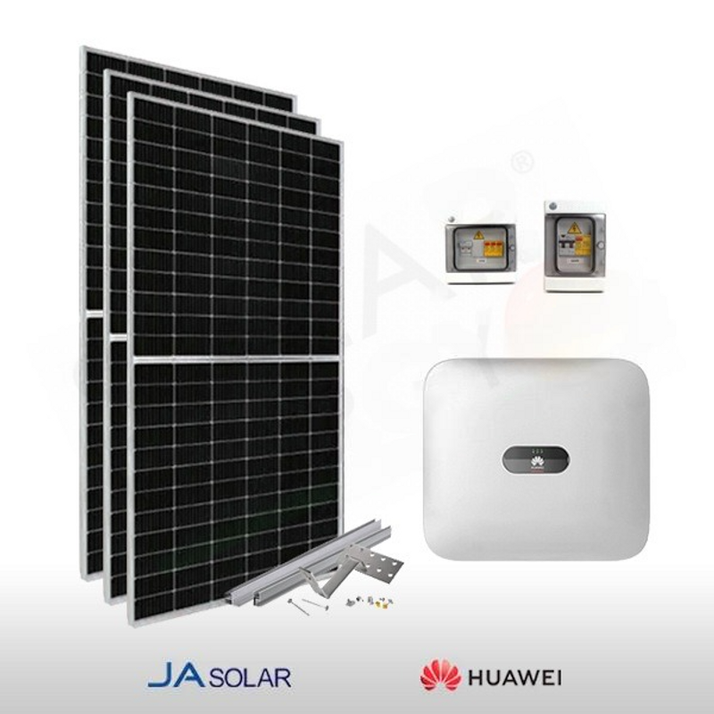 JA Solar PHOTOVOLTAIK-KIT 8 kW JA SOLAR – HUAWEI FÜR DIE SPEICHERUNG VORBEREITET (KOMPLETT)