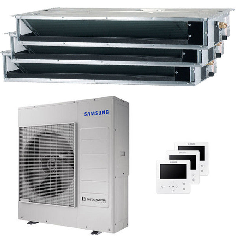 Samsung kanalisierbare Test-Split-Klimaanlage mit 18000+18000+18000 BTU-Wechselrichter