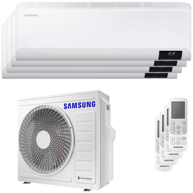 Samsung Cebu Wi-Fi-Klimaanlage, geteilte Panels, 7000+7000+7000+12000 BTU-Wechselrichter