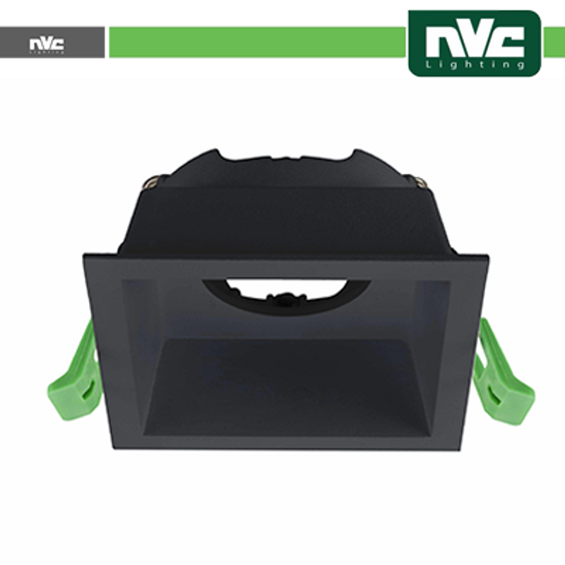 Ring Fester Blendschutzring mit Loch 75*75mm SCHWARZ