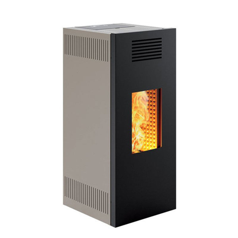 Ofen Pelletofen Caminetti Montegrappa Noir M MW24 19,7 kW Idro Grigio