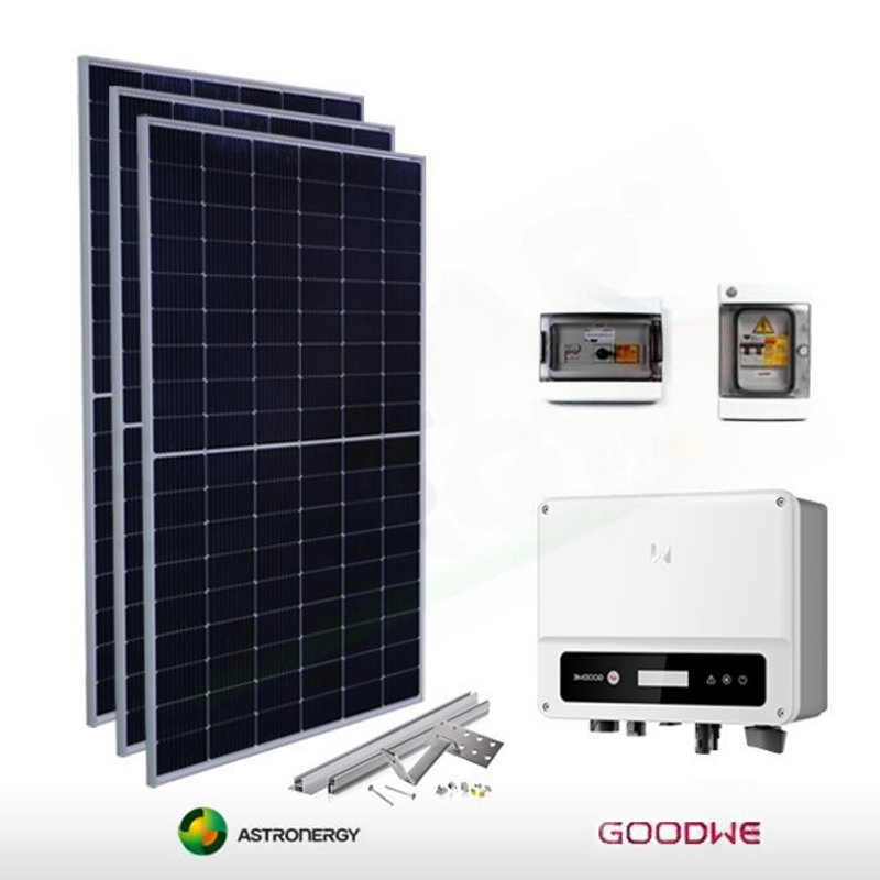 Astronergy PHOTOVOLTAIK-KIT 3,2 KW ASTENERGIE – GOODWE (KOMPLETT)