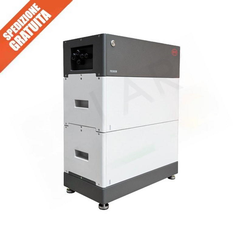 BYD BATTERY-BOX PREMIUM HVS 5.1 – BOX MIT 2 LITHIUM-BATTERIEN ZUR SPEICHERUNG VON 5,12 KWH