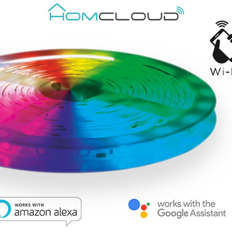 LED-Streifen RGB-LED-Streifen + warmweißes Wi-Fi-dimmbares Kit 3 m
