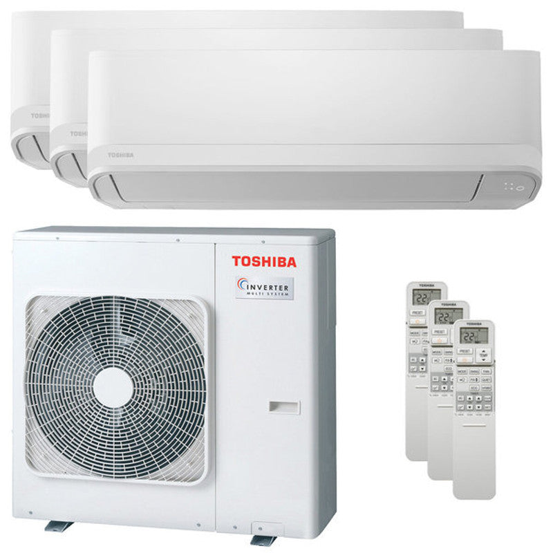 Sma Toshiba Seiya Smart Test-Split-Klimaanlage 9000+12000+16000 BTU Inverter A++