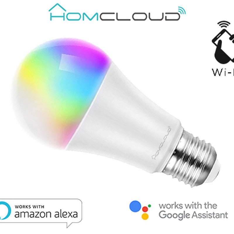 Lampadina Dimmbare Glühbirne Wi-FI RGB + Weiß CCT E27