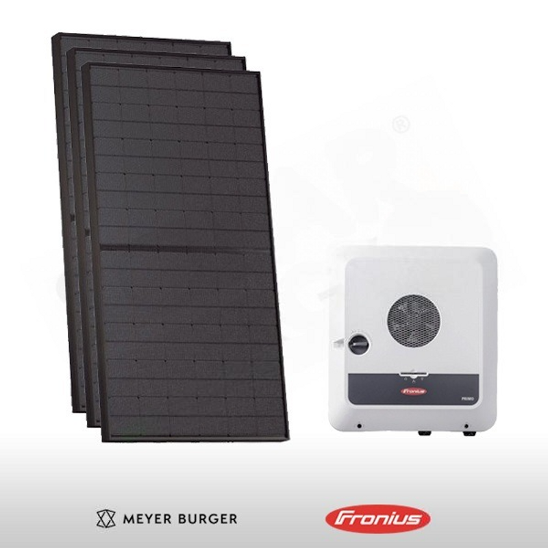 Meyer Burger PHOTOVOLTAIK-KIT 6 KW MEYER BURGER – FRONIUS (EUROPÄISCH) FÜR DIE LAGERUNG VORBEREITET