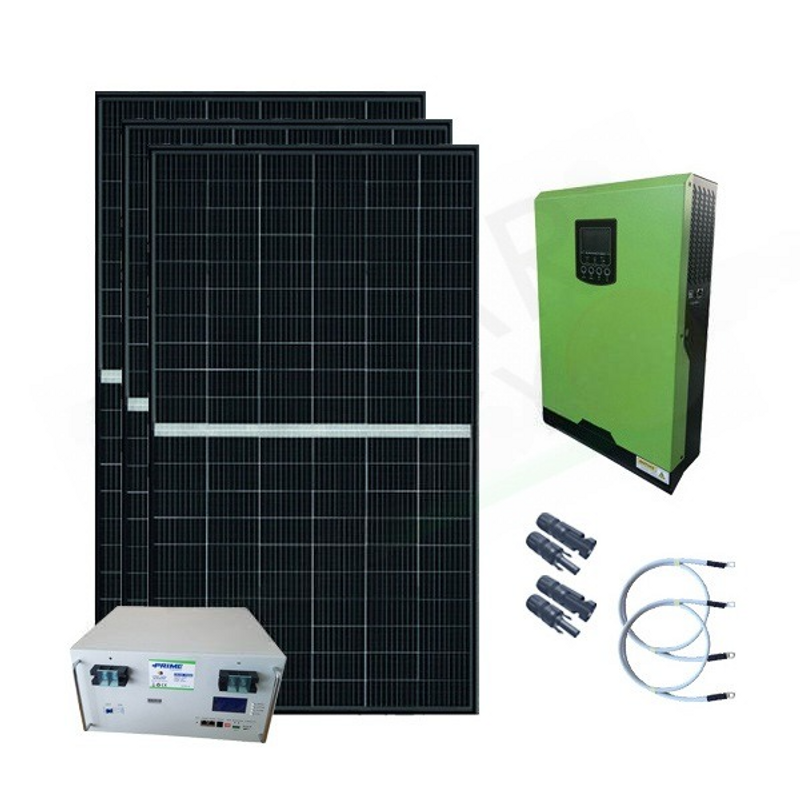 Solar-Kit OFFNETES PHOTOVOLTAIK-KIT 1640 W 48 V MIT 4,8 KWH LITHIUM-BATTERIEN