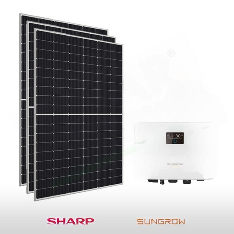 Sungrow PHOTOVOLTAIK-KIT 3,3 KW SHARP – SUNGROW
