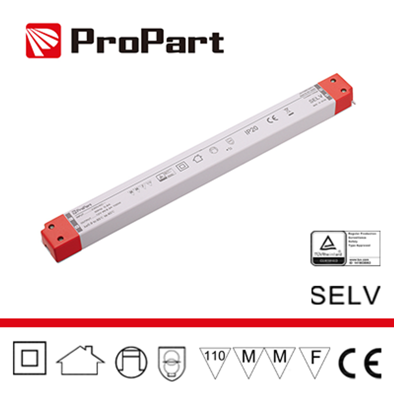 Netzteil SLIM-Netzteil: IP20, 24 V, 75 W, 3,12 A, Größe: 320 x 30 x 19 mm