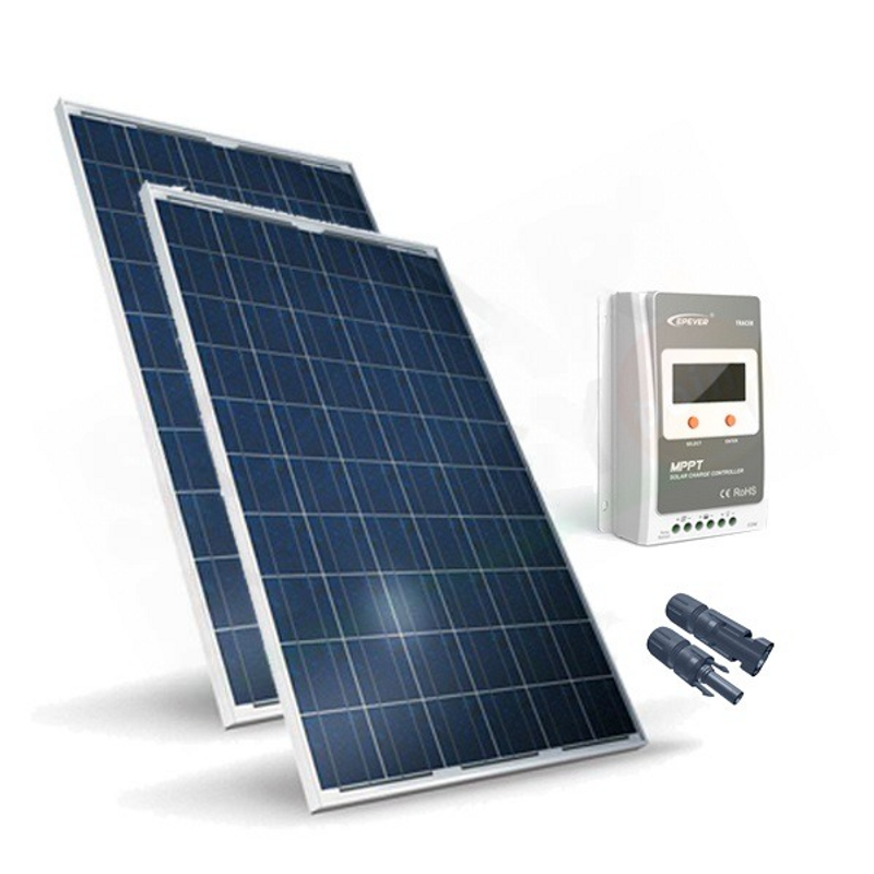 Solar-Kit GRUNDLEGENDES SOLAR-KIT 560 W 12 V – 560 W PHOTOVOLTAIKMODUL UND 40 A MPPT-REGLER