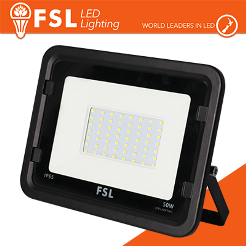 Strahler Außenstrahler Schwarz 50W - IP65 115° 6500K