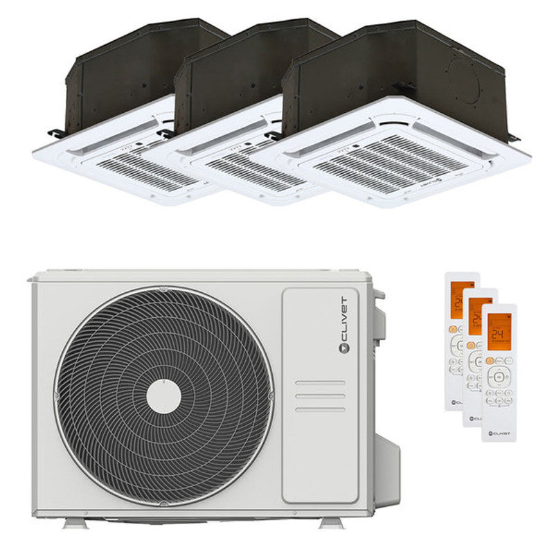 Climatizzatore Klimagerät Clivet BOX 2 650x650 4-Wege-Split-Testbox 9000+12000+12000 B