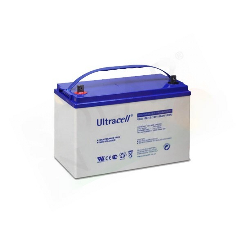 ULTRACELL UCG100-12 SERIE – SOLARGEL-BATTERIE 12V 100AH TIEFE ZYKLUS