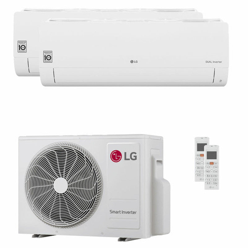 Sma LG Libero Smart Dual-Split-Klimaanlage 9000+12000 BTU Inverter A+++ Außeneinheit