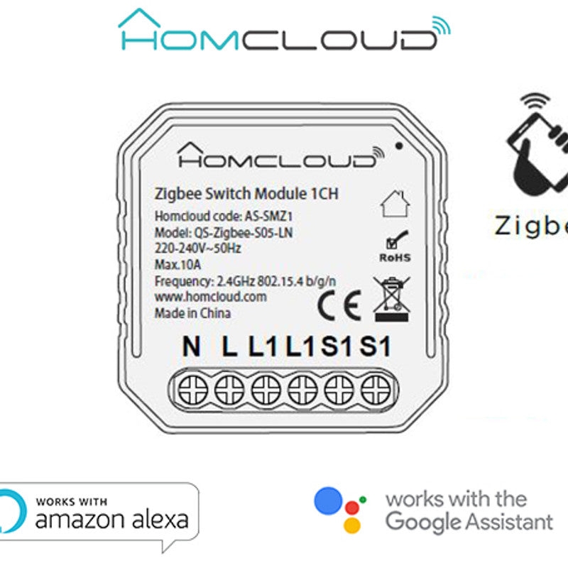 Modul 1CH Zigbee Unterputz-Schaltermodul