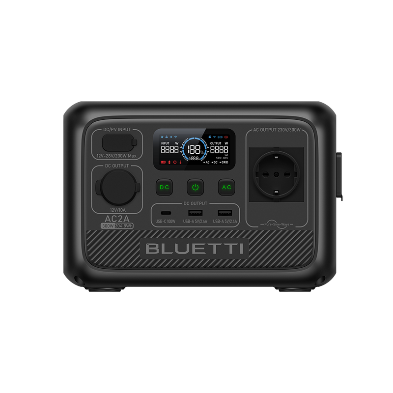 BLUETTI AC2A tragbares Kraftwerk | 300 W 204,8 Wh