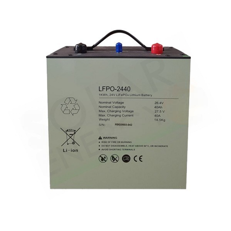 PRIME LIFEPO4 24-40 – SOLAR-LITHIUM-BATTERIE 24V 40A USV-SPEICHER