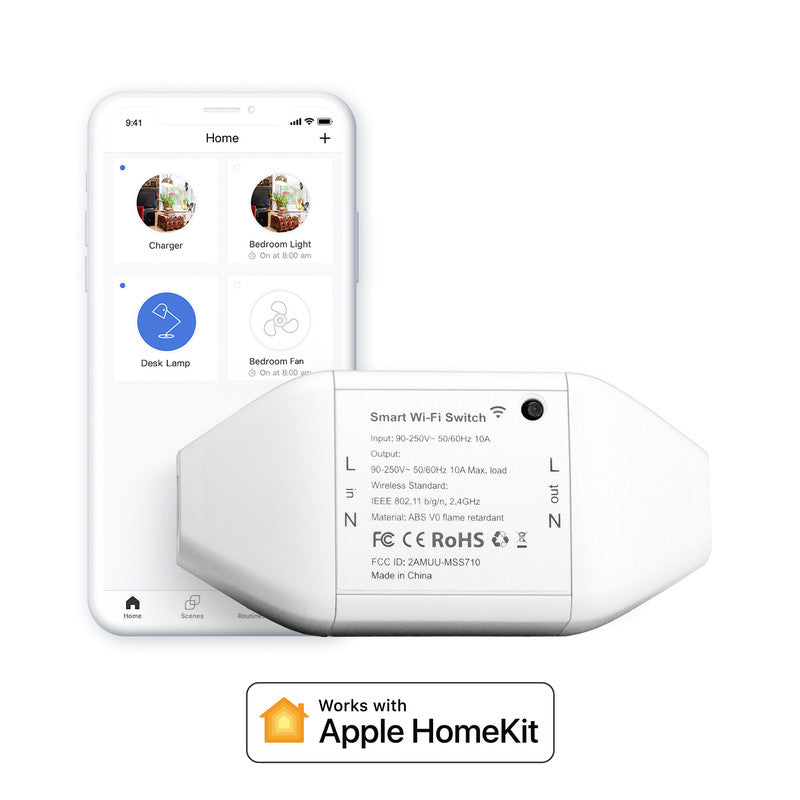 Sma Meross Universal Switch 220V Smart Wi-Fi Apple HomeKit