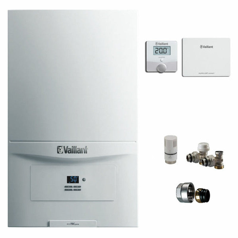 Sma Vaillant EcoTEC Pure 24 kW Methan-Brennwertkessel + Sen Smart Thermostat