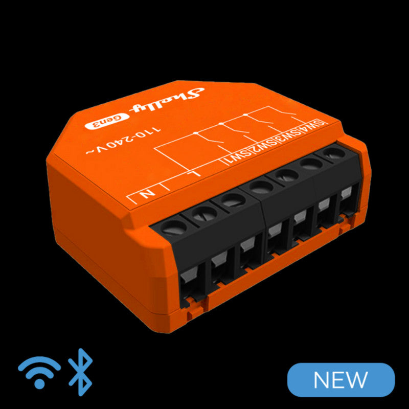 Sma Shelly I4 Gen 3 – Smart Control 4 Eingänge AC WiFi/BT