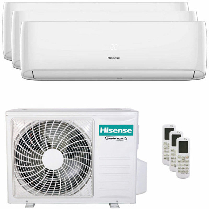 Hisense Hi-Comfort Test-Split-Klimaanlage 9000+9000+9000 BTU Inverter A++ wi