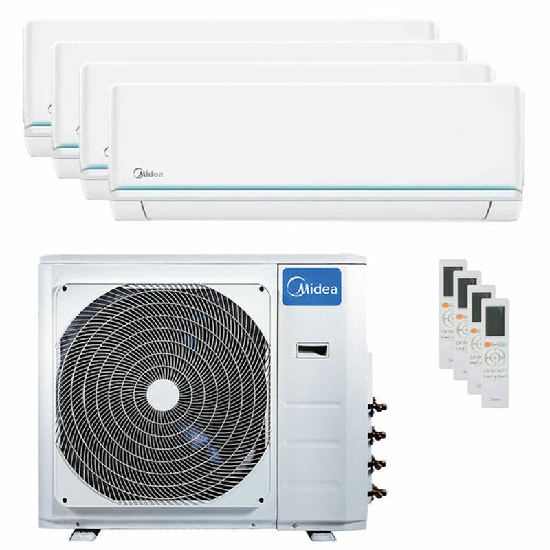 Midea Evolution Split-Panel-Klimaanlage 9000+9000+9000+9000 BTU Inverter A++