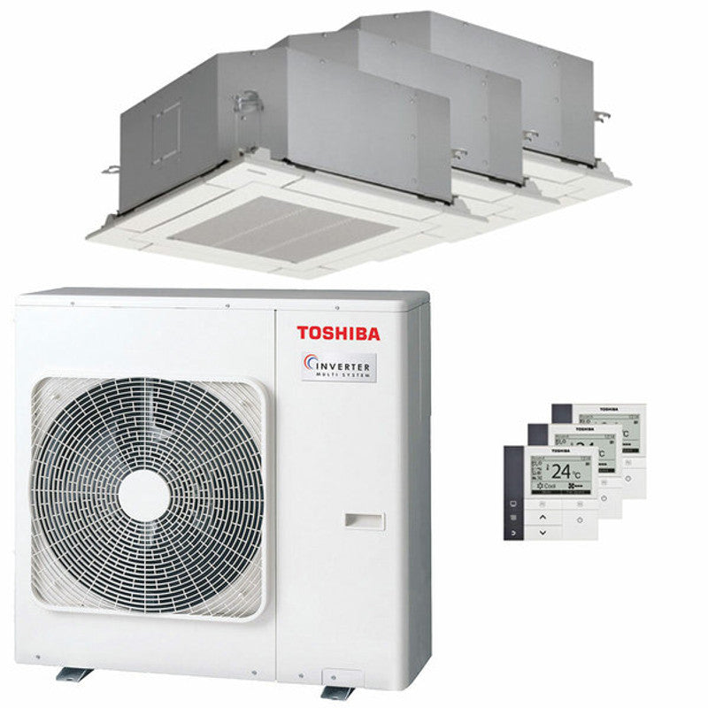 Toshiba Klimaanlage U2 Kompaktkassette 4-Wege-Testsplit 9000+9000+16000