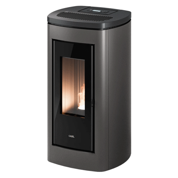 Cadel Eclipse Plus 11 10,5 kW Kanalluft-Pelletofen WiFi Titanium