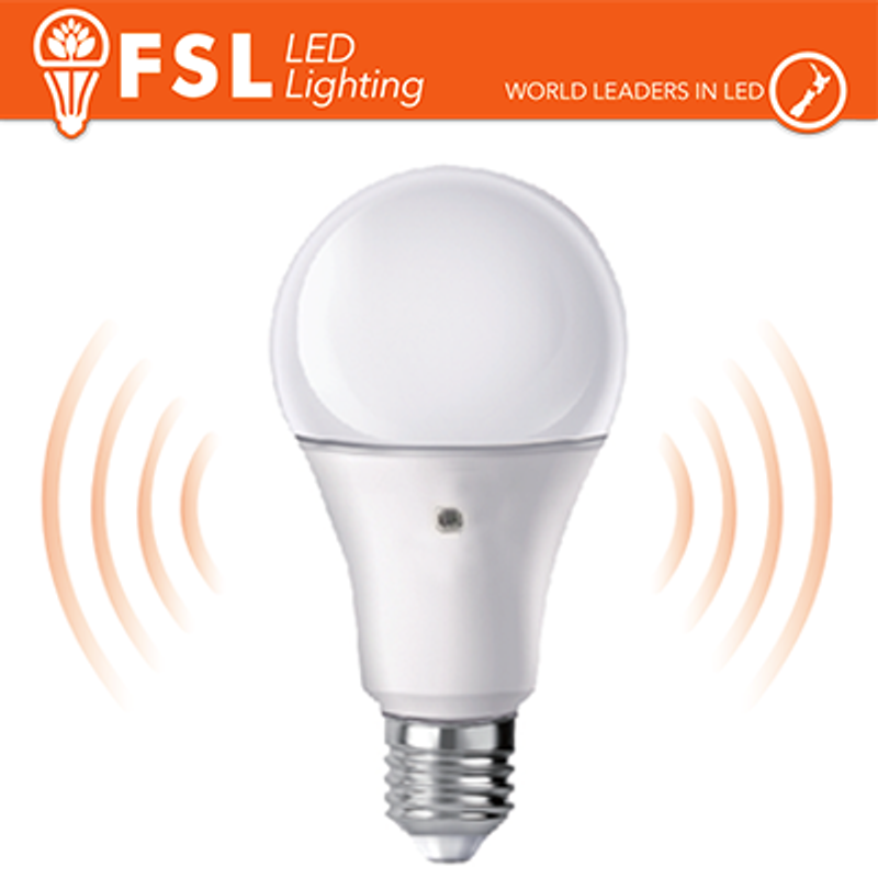 Beleuchtung Tropfenlampe - 9W 6500K E27 2 SEITEN Dämmerungssensor